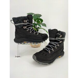 Merrel Women’s Siren 4 Termo Black Mid Zip Waterproof Boots Size 7 US